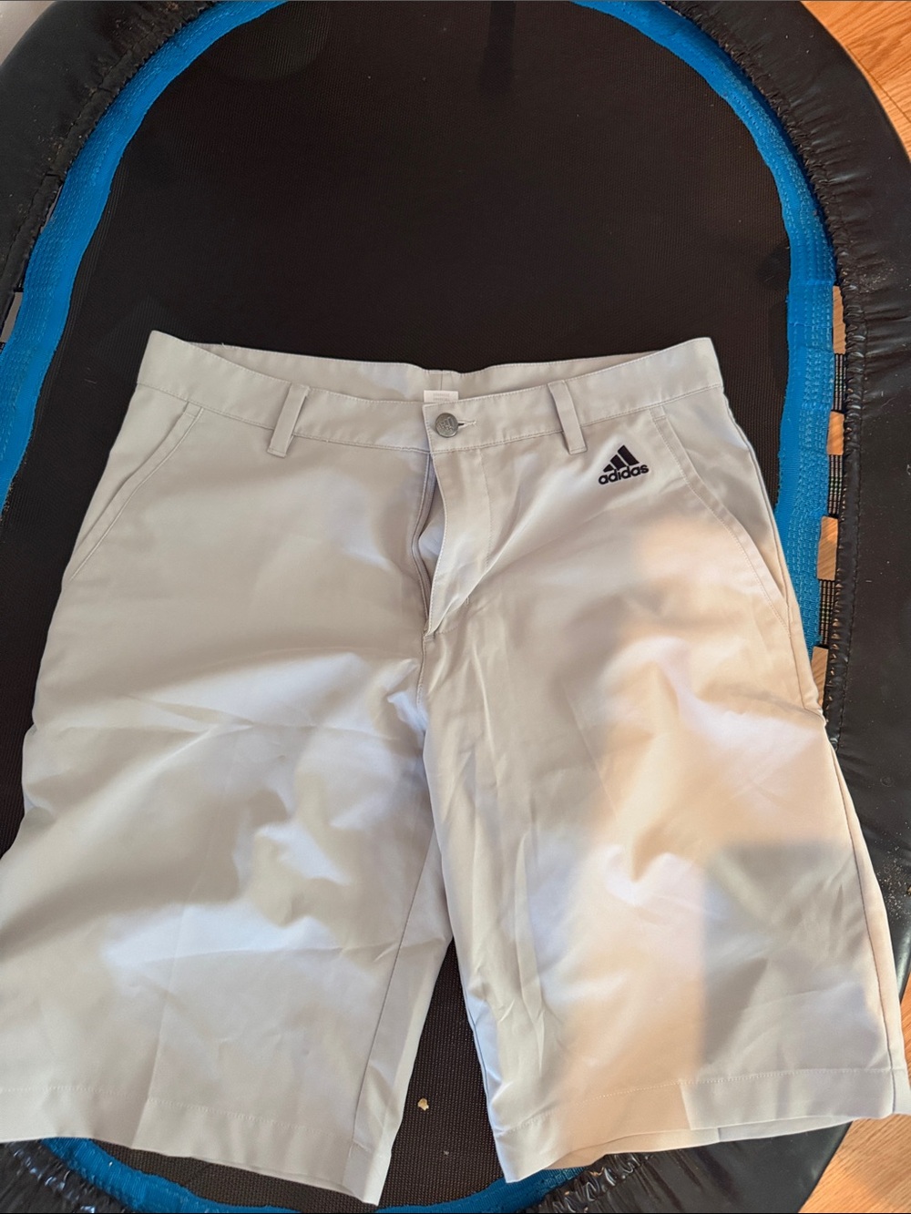 adidas Men’s Light Gray Golf Chino Shorts